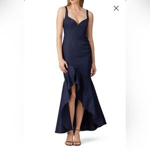 Fame and Partners Blue Navy Blue Bromley Gown